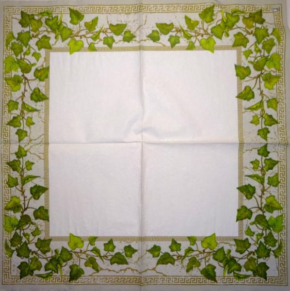 043 Plants - 4 ply - ppd - Handkerchief